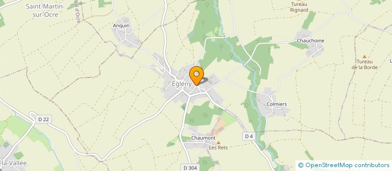 localisation de l'entreprise SARL LE CAFE DU COMMERCE  EGLENY