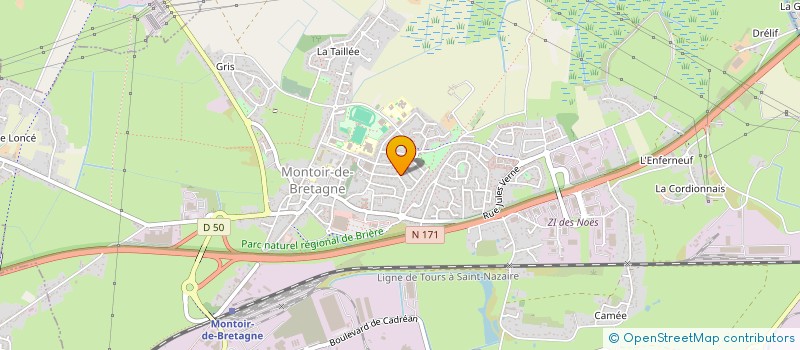 localisation de l'entreprise SARL LE CALYPSO  MONTOIR-DE-BRETAGNE