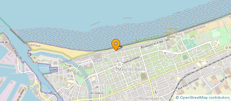 localisation de l'entreprise SARL LE CAMBRIDGE à DUNKERQUE