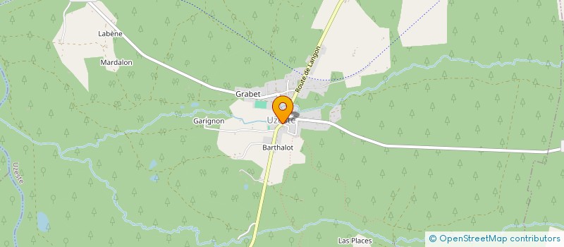 localisation de l'entreprise SARL LE CAMPING DE VILLANDRAUT  VILLANDRAUT