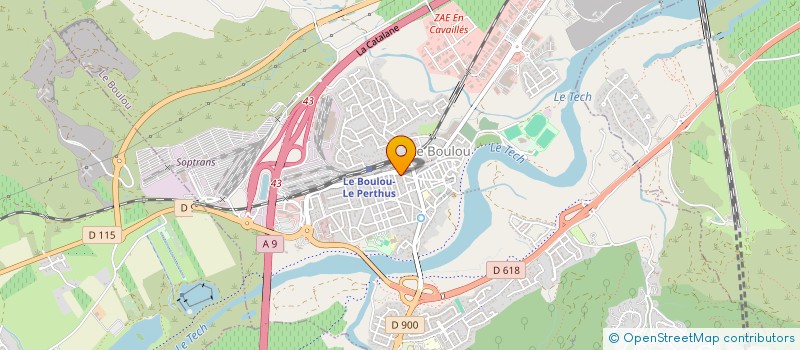 localisation de l'entreprise SARL LE CANIGOU  LE BOULOU