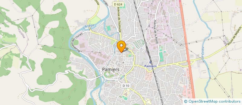 localisation de l'entreprise SARL LE CAPPUCINO à PAMIERS