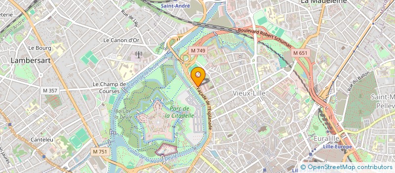 localisation de l'entreprise SARL LE CARDINAL DE L ESPLANADE à LILLE