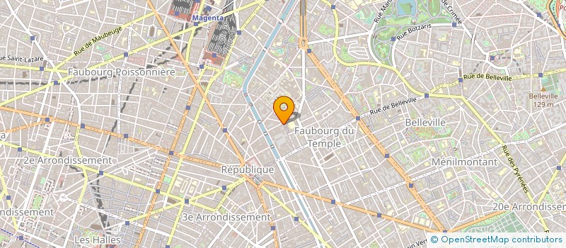 localisation de l'entreprise SARL LE CARILLON  PARIS