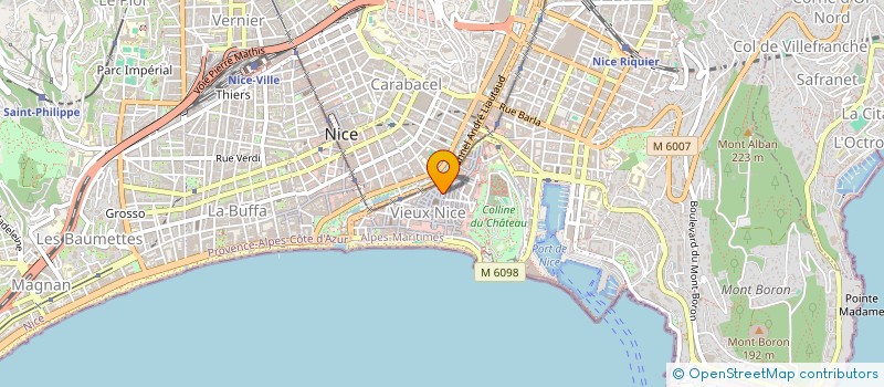 localisation de l'entreprise SARL LE CARREAU à NICE