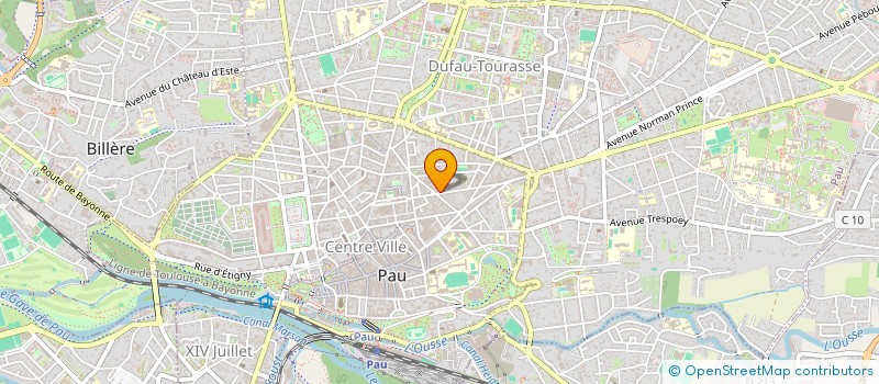 localisation de l'entreprise SARL LE CASTETNAU à PAU