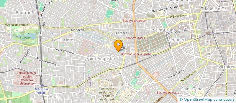 localisation de l'entreprise SARL LE CENTRE VILLES à BORDEAUX