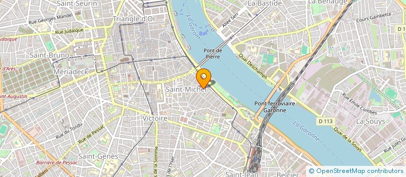 localisation de l'entreprise SARL LE CEP D OR  BORDEAUX