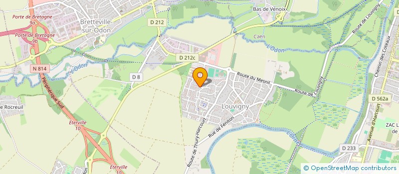 localisation de l'entreprise SARL LE CERBERE  LOUVIGNY