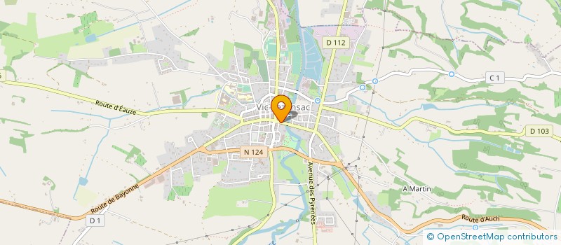 localisation de l'entreprise SARL LE CERCLE à VIC-FEZENSAC