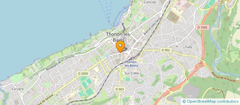 localisation de l'entreprise SARL LE CERNIX à THONON-LES-BAINS