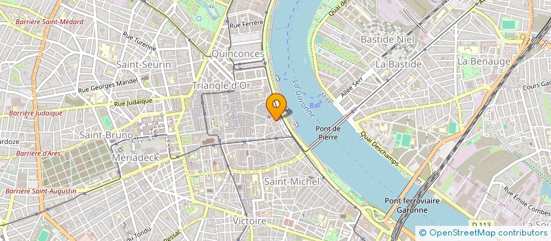 localisation de l'entreprise SARL LE CHAI DES FARINES à BORDEAUX