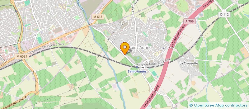 localisation de l'entreprise SARL LE CHALET  SAINT-AUNES