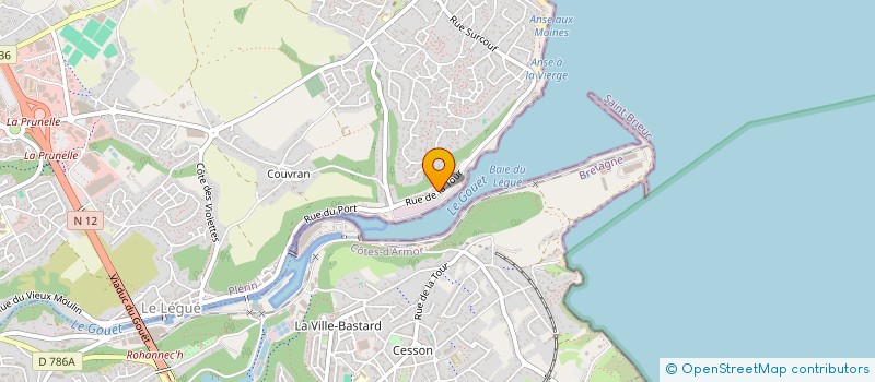 localisation de l'entreprise SARL LE CHALUTIER  PLERIN