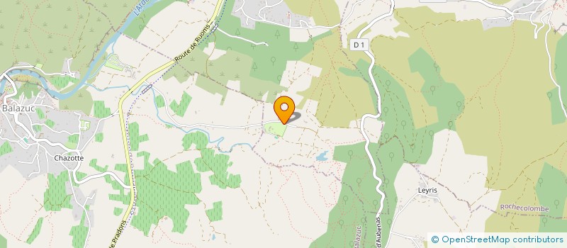 localisation de l'entreprise SARL LE CHAMADOU  SAINT-MAURICE-D'ARDECHE