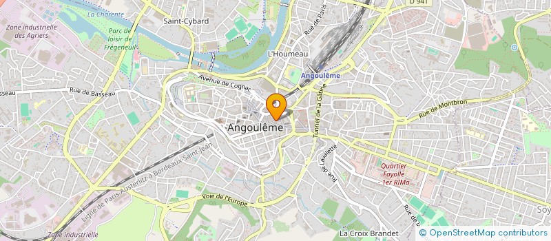localisation de l'entreprise SARL LE CHAMPAGNE à ANGOULEME