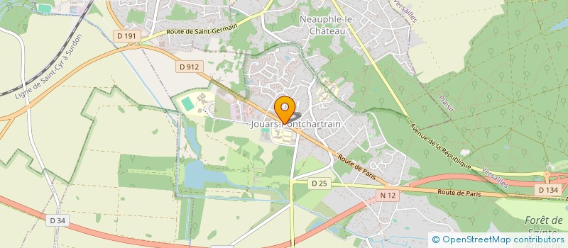 localisation de l'entreprise SARL LE CHARDON  JOUARS-PONTCHARTRAIN