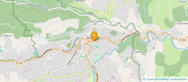 localisation de l'entreprise SARL LE CHARLEMAGNE  PRIVAS