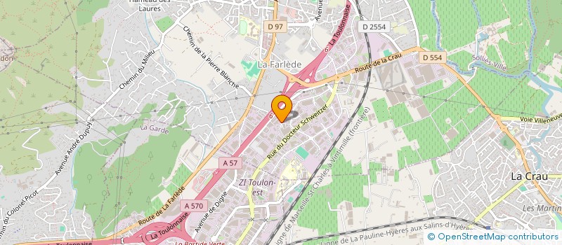 localisation de l'entreprise SARL LE CHARLESTON  LA FARLEDE