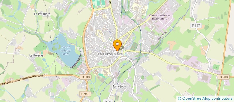 localisation de l'entreprise SARL LE CHATEAU à LA FERTE MACE
