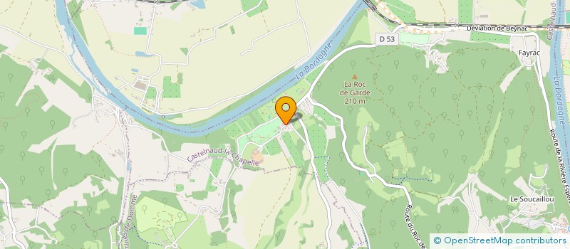 localisation de l'entreprise SARL LE CHATEAU à CASTELNAUD LA CHAPELLE