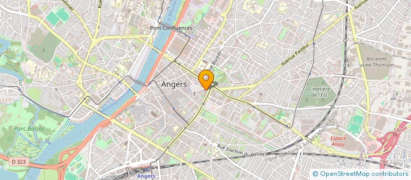 localisation de l'entreprise SARL LE CHAUDRON à ANGERS