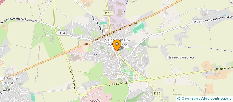 localisation de l'entreprise SARL LE CHAUSS'PIED à SAINT-ROMAIN-DE-COLBOSC