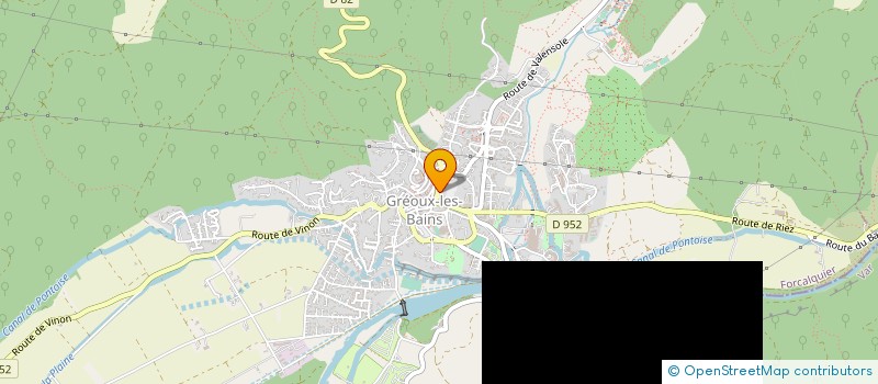 localisation de l'entreprise SARL LE CHEMIN NEUF à GREOUX-LES-BAINS