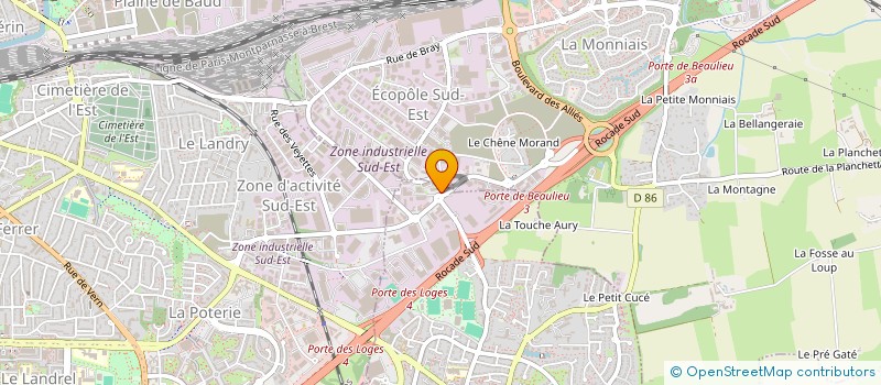 localisation de l'entreprise SARL LE CHENE à RENNES