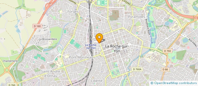 localisation de l'entreprise SARL LE CHENE IMMOBILIER  LA ROCHE-SUR-YON