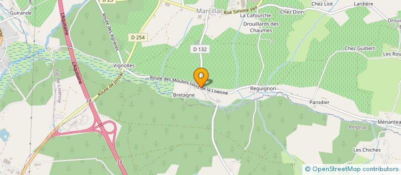 localisation de l'entreprise SARL LE CHENE VERT à VAL-DE-LIVENNE