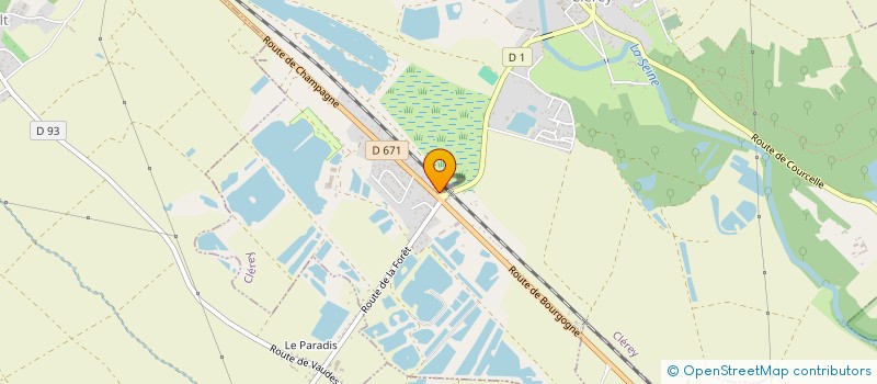 localisation de l'entreprise SARL LE CHEVAL BLANC à CLEREY