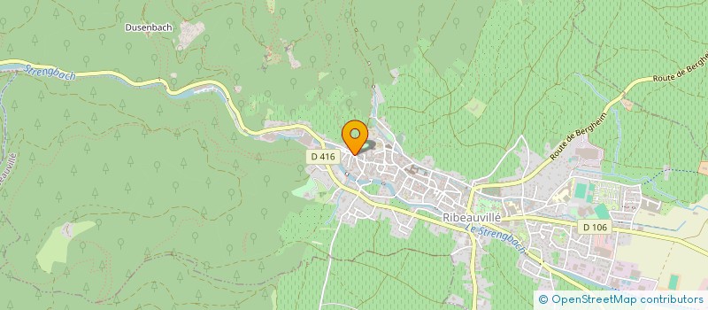localisation de l'entreprise SARL LE CHEVAL BLANC à RIBEAUVILLE