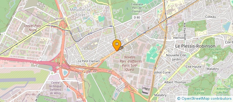 localisation de l'entreprise SARL LE CHEVAL D'OR à CLAMART