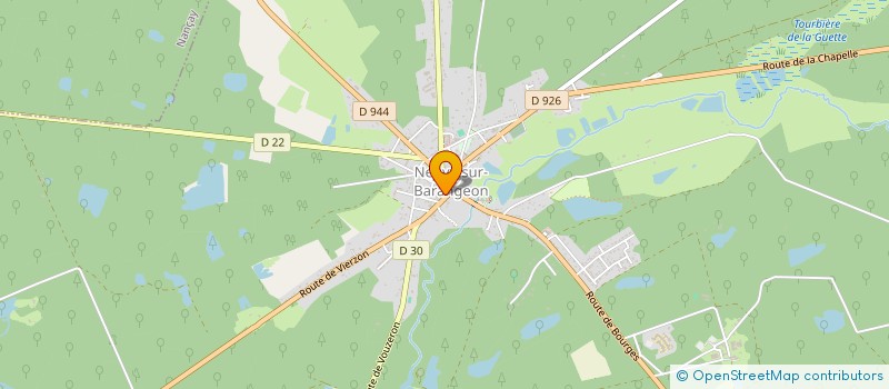 localisation de l'entreprise SARL LE CHEVAL ROUGE  NEUVY-SUR-BARANGEON