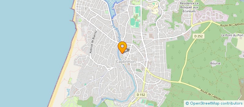 localisation de l'entreprise SARL LE CHISTERA  CAPBRETON