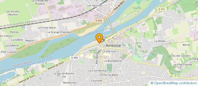 localisation de l'entreprise SARL LE CHOISEUL  AMBOISE