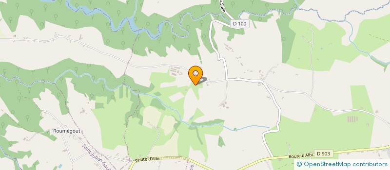 localisation de l'entreprise SARL LE CLAUX  VALENCE-D ALBIGEOIS