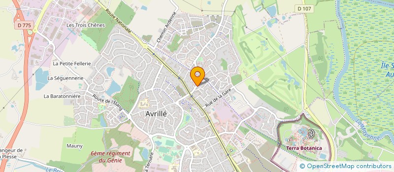 localisation de l'entreprise SARL LE CLOS DES MIMOSAS  AVRILLE