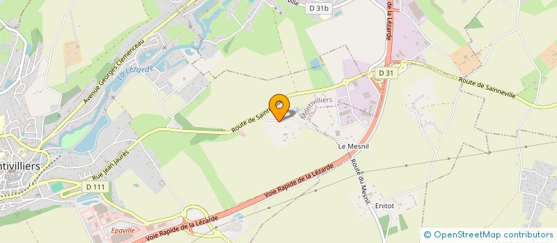 localisation de l'entreprise SARL LE CLOS DU MESNIL  MONTIVILLIERS