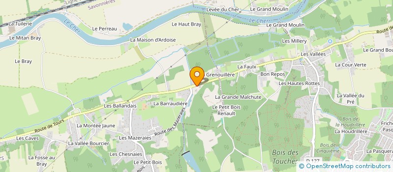 localisation de l'entreprise SARL LE CLOS FLEURI à SAVONNIERES