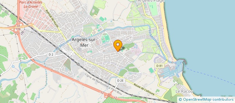 localisation de l'entreprise SARL LE CLOS JOLI à ARGELES-SUR-MER