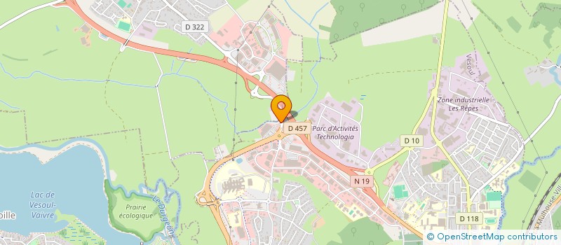 localisation de l'entreprise SARL LE CLOU D'OR  VESOUL