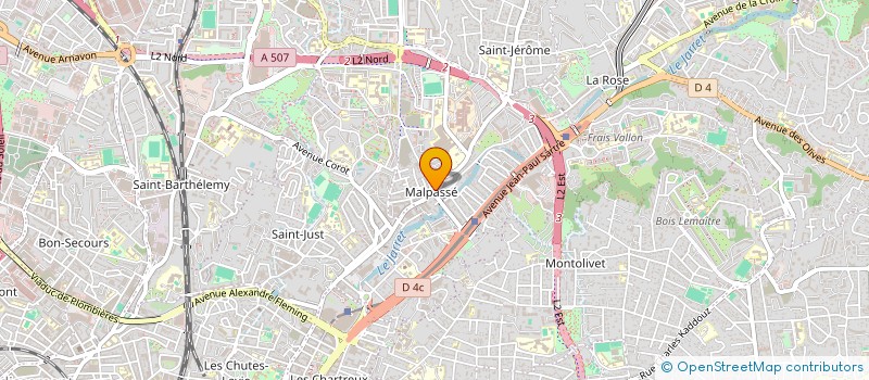 localisation de l'entreprise SARL LE CLUB CHIKEN  MARSEILLE