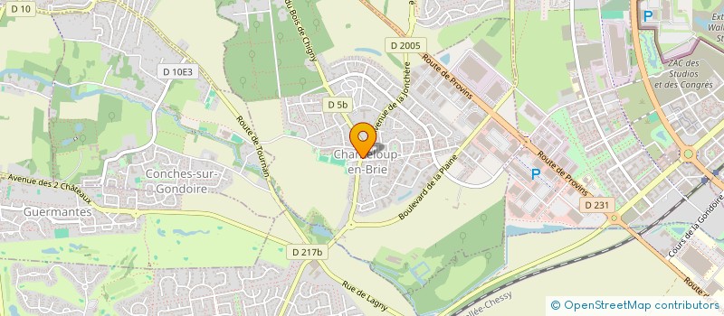 localisation de l'entreprise SARL LE COEUR DE CHANTELOUP  CHANTELOUP-EN-BRIE