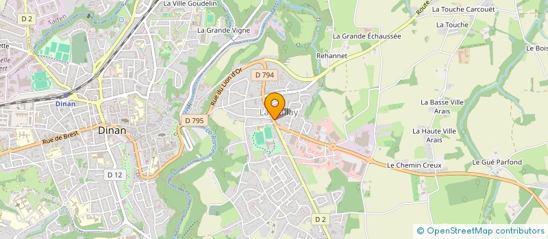 localisation de l'entreprise SARL LE COINTE  LANVALLAY