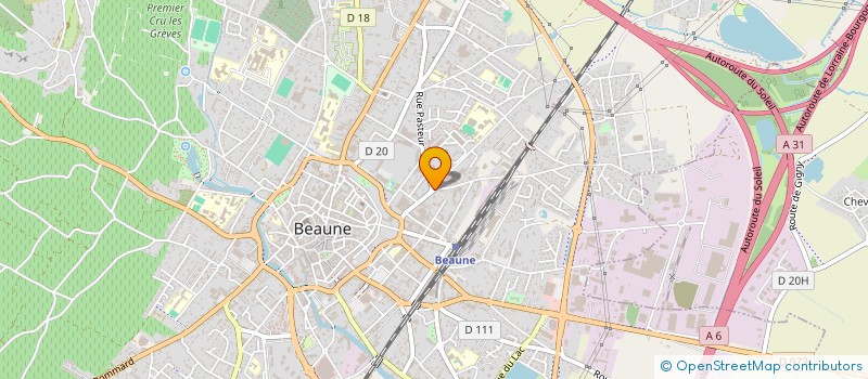 localisation de l'entreprise SARL LE COLBERT à BEAUNE