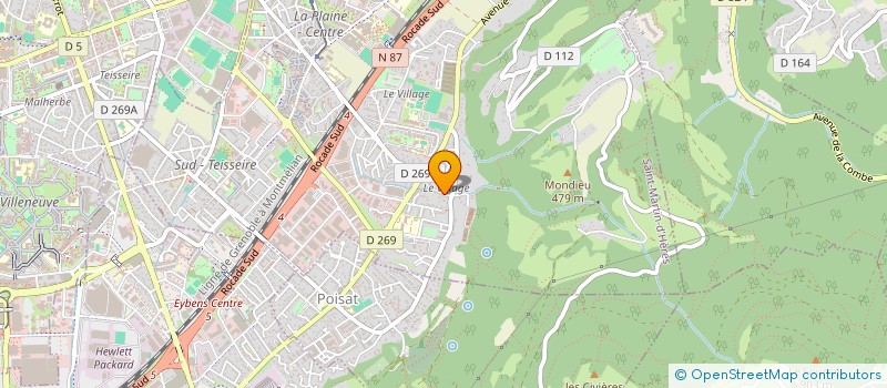 localisation de l'entreprise SARL LE COMMERCE  SAINT-MARTIN-D'HERES