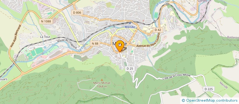 localisation de l'entreprise SARL LE COMMERCE  MENDE