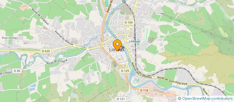localisation de l'entreprise SARL LE COMMERCE à LIMOUX